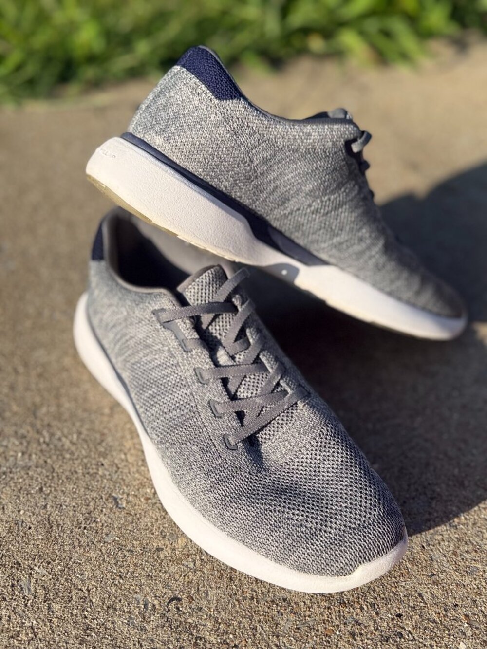 Peter Millar Glide V3 Knit Sneakers Gray Quiet Luxury Golfcore 11.5 4003